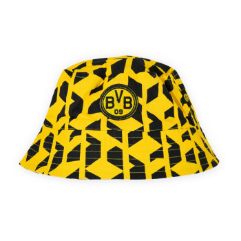 Borussia Dortmund BVB Festival II Fischerhut Retro Schwarz-Gelb Baumwolle
